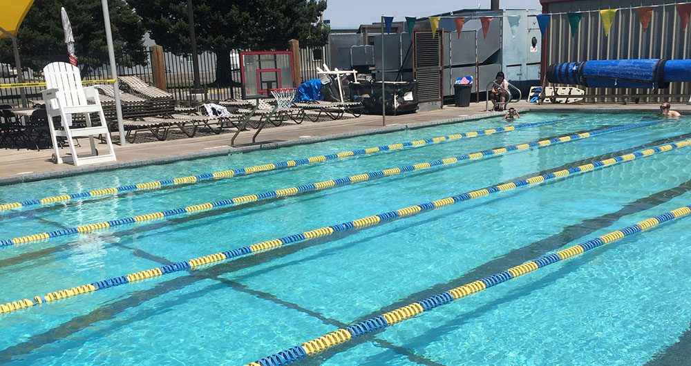 Picture of the outdoor pool